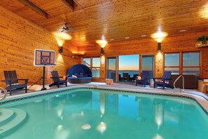 Piscine couverte, piscine chauffée