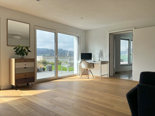 Garden apartment in modern style