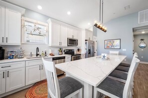 Fridge, microwave, oven, stovetop - Off The Hook | Walk to Beach, Heated Pool, Dogs OK (Corolla)