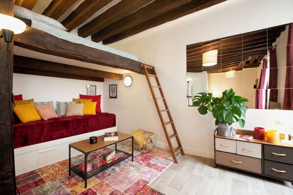 1 多间卧室、熨斗/熨衣板、旅行婴儿床、WiFi