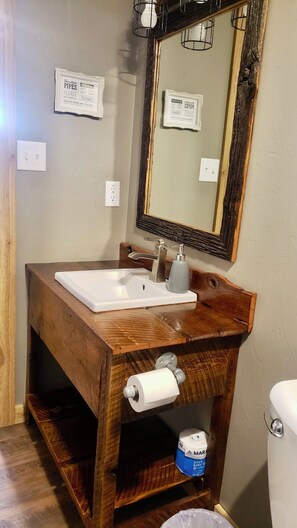 Asciugacapelli, asciugamani, sapone, shampoo