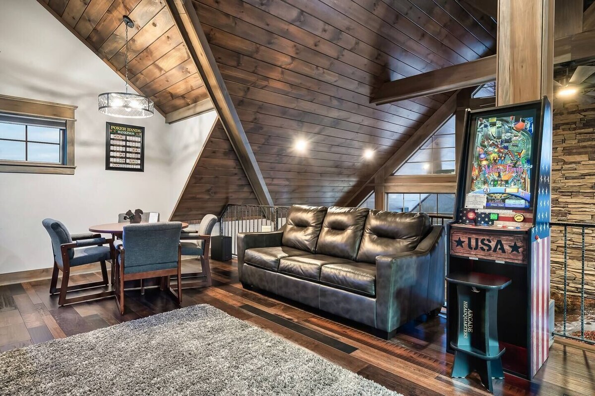 Photo 53 of Alpine Escape, Mountain Cabin w/ Views, Hot Tub, Game Room & Infinity Table
