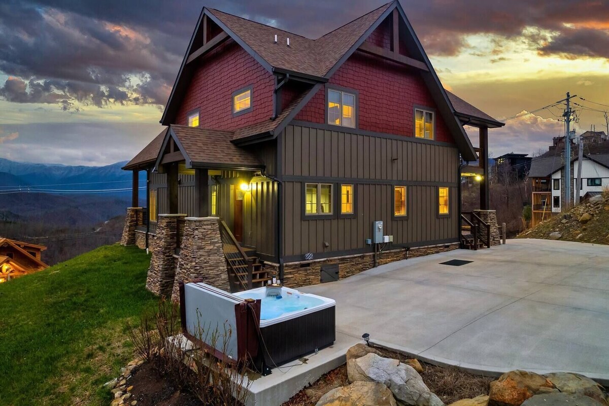 Photo 84 of Alpine Escape, Mountain Cabin w/ Views, Hot Tub, Game Room & Infinity Table