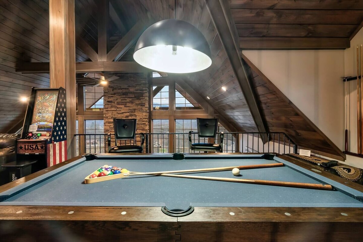 Photo 70 of Alpine Escape, Mountain Cabin w/ Views, Hot Tub, Game Room & Infinity Table