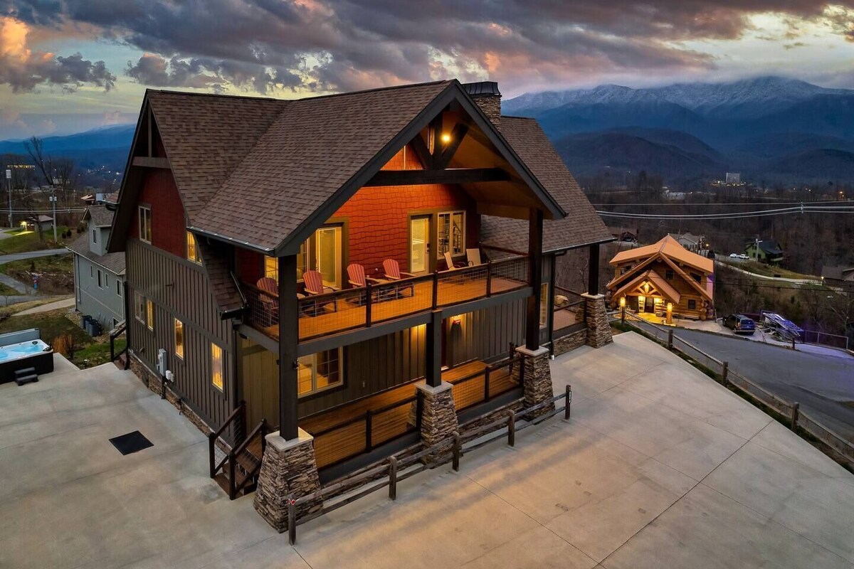Photo 86 of Alpine Escape, Mountain Cabin w/ Views, Hot Tub, Game Room & Infinity Table