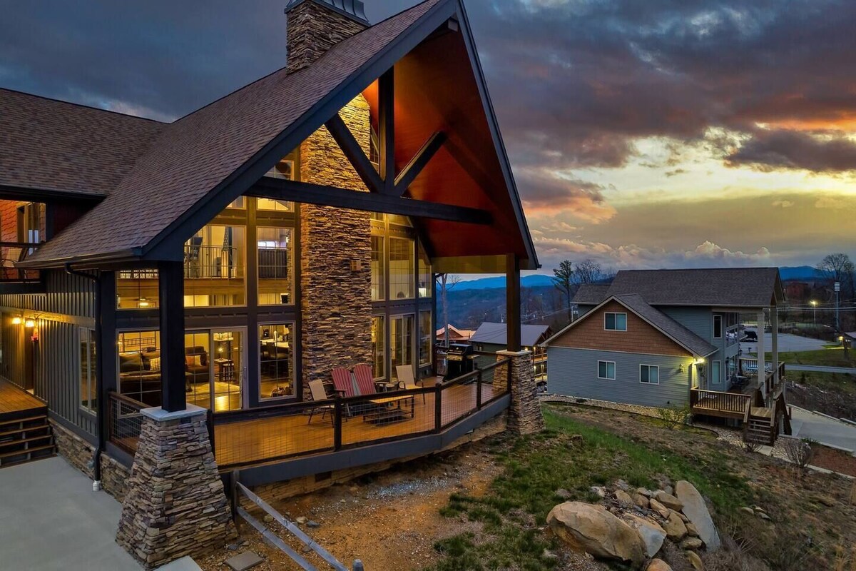 Photo 56 of Alpine Escape, Mountain Cabin w/ Views, Hot Tub, Game Room & Infinity Table