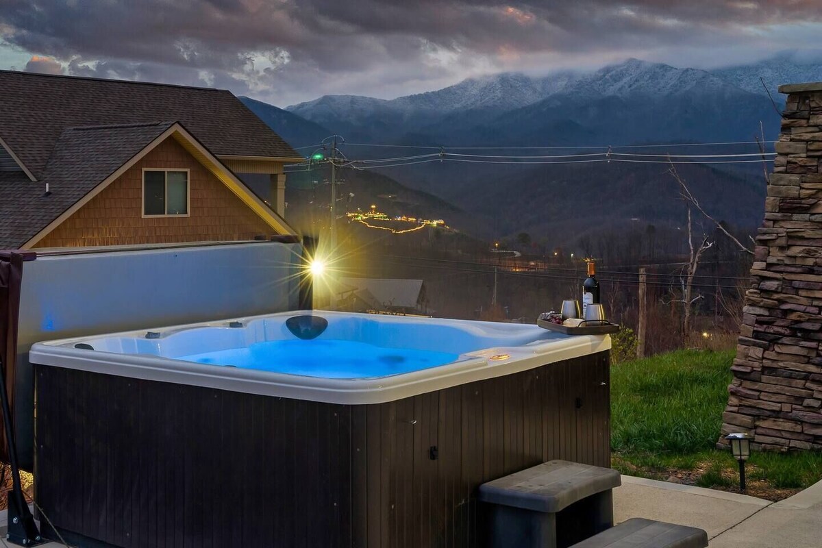Photo 52 of Alpine Escape, Mountain Cabin w/ Views, Hot Tub, Game Room & Infinity Table