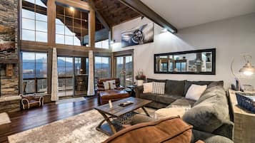 Smart TV, fireplace, video games