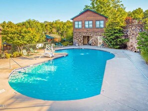 Pool - Smoky Mtn Cabin | Hot Tub, Game Room, Theater (Gatlinburg)