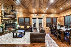 Interior - Smokies Mountain Cabin|Hot Tub,Game Lounge,Mini Theater,Ridge Views (Gatlinburg)