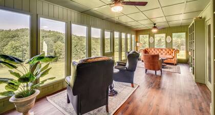 Home w/ Fire Pit on 27 Acres in Walhalla!