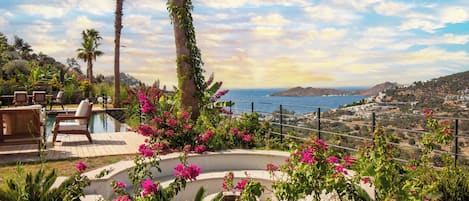 Utsikt fra overnattingsstedet