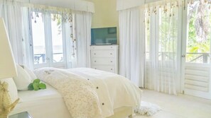 Luxury Villa, Beach View | 3 bedrooms, desk, laptop workspace, iron/ironing board
