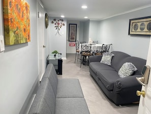 Apartment, 2 Bedrooms, Smoking, Patio | Living room