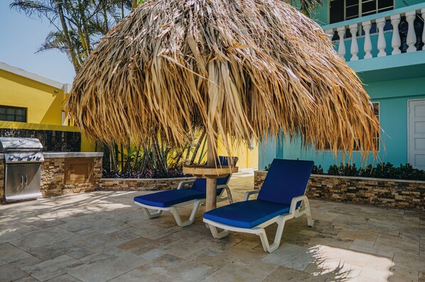 Apartment, 1 Schlafzimmer, Terrasse, Gartenblick | Sonnenterrasse