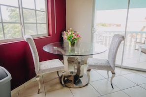 Apartment, 1 Bedroom, Patio, Garden View | Dining - Impressive 1-bedroom Apartment 3 km From Eagle Beach (Noord)