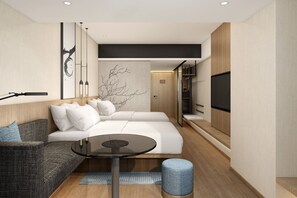 Executive Room, 2 Twin Beds, City View | Down comforters, desk, free WiFi, bed sheets - Fairfield by Marriott Xi'an Yanta (Xi'an)