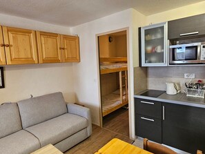 TV - Studio Cabin for 4 in Avoriaz with Balcony, Stunning View, WiFi (Avoriaz)