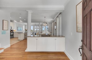 Fridge, microwave, oven, stovetop - Oceanfront, Beachfront & Golf Views | 4BR in Ocean Point (Isle of Palms)