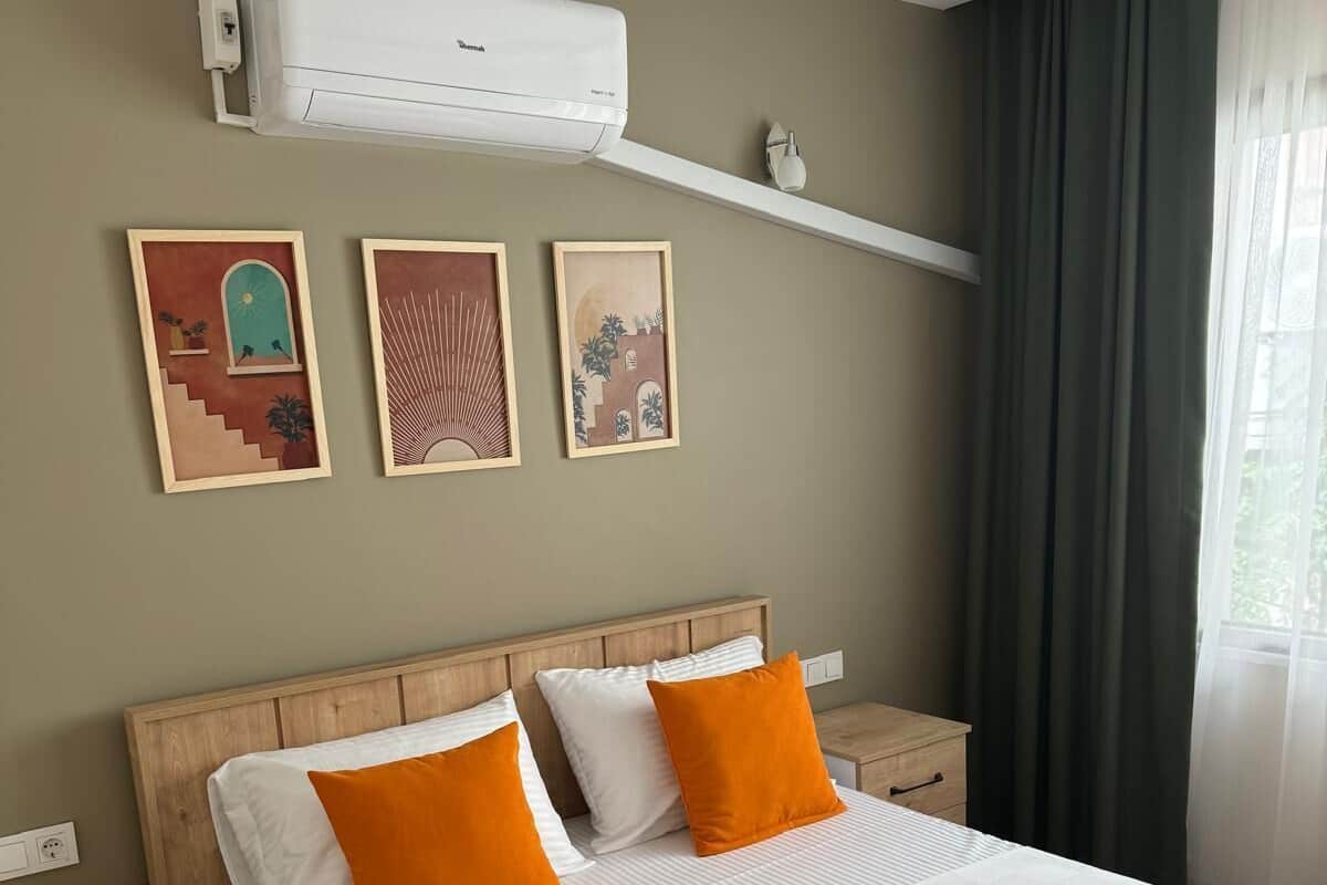ห้องสแตนดาร์ดดับเบิล | โต๊ะทำงาน, พื้นที่ทำงานแบบใช้แล็ปท็อป, Wi-Fi ฟรี