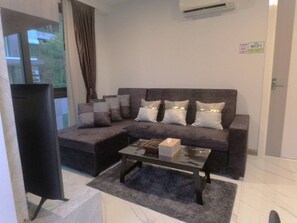 Apartment, 1 Bedroom, Accessible, Balcony | Living area - B404 - 1 Bedroom Condo Pool View Near Ao Nang Beach (Krabi)
