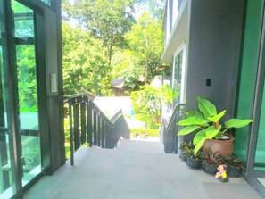 Apartamento, 1 habitación, accesible para personas con discapacidad, balcón | Jardines del alojamiento