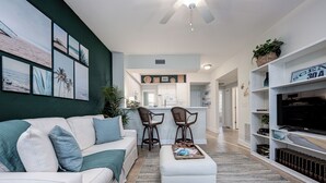 Smart TV, DVD player, books - Pool Days. Beach Nights. 1st Floor Condo – Near Public Beach & BMB Fun (Santa Rosa Beach)