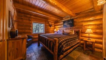 Cabin, Multiple Beds, Patio, Mountain View (Maggie’s Cabin) | 2 bedrooms, individually decorated, individually furnished, bed sheets