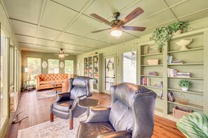 House (4 Bedrooms) | Interior - Home w/ Fire Pit on 27 Acres in Walhalla! (Walhalla)