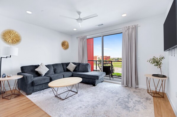 Condo, Multiple Beds, Balcony (MCP Haus) | Living area