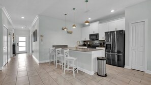 Dishwasher, dining tables