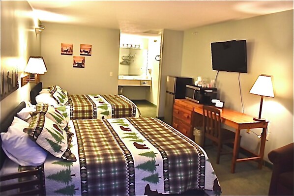 1 غرفة نوم ومكتب وواي فاي مجانًا وملاءات أسرّة