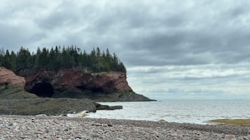 Am Strand, Liegestühle, Strandtücher