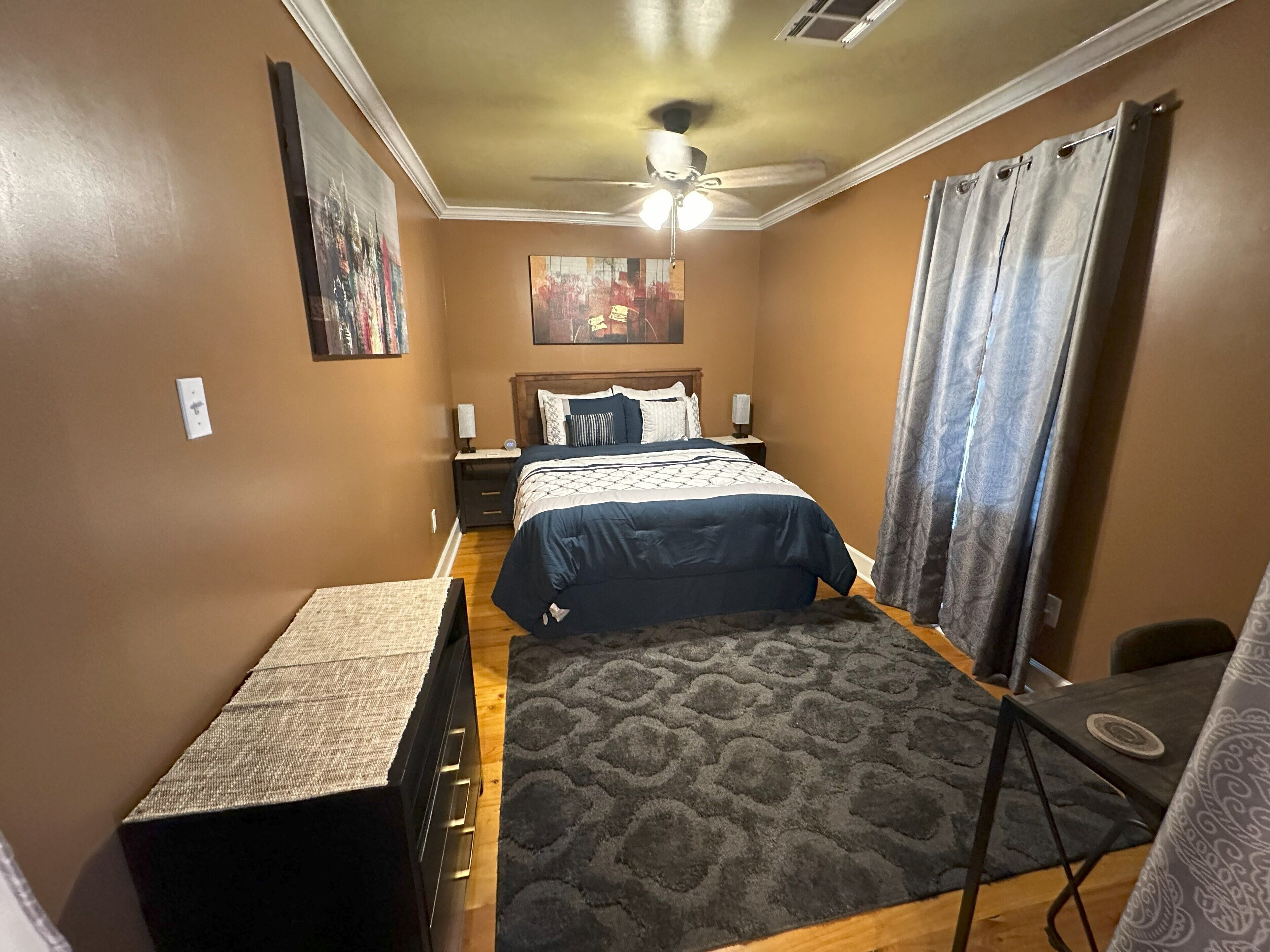 2 soveværelser, skrivebord, strygejern/strygebræt, gratis Wi-Fi