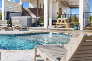 Beheizter Pool