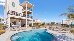 Pool - Sea Bound, Private Pool, Fire Pit, Multiple Decks, Hot Tub- 2 Blocks To Beach (Gulf Shores)