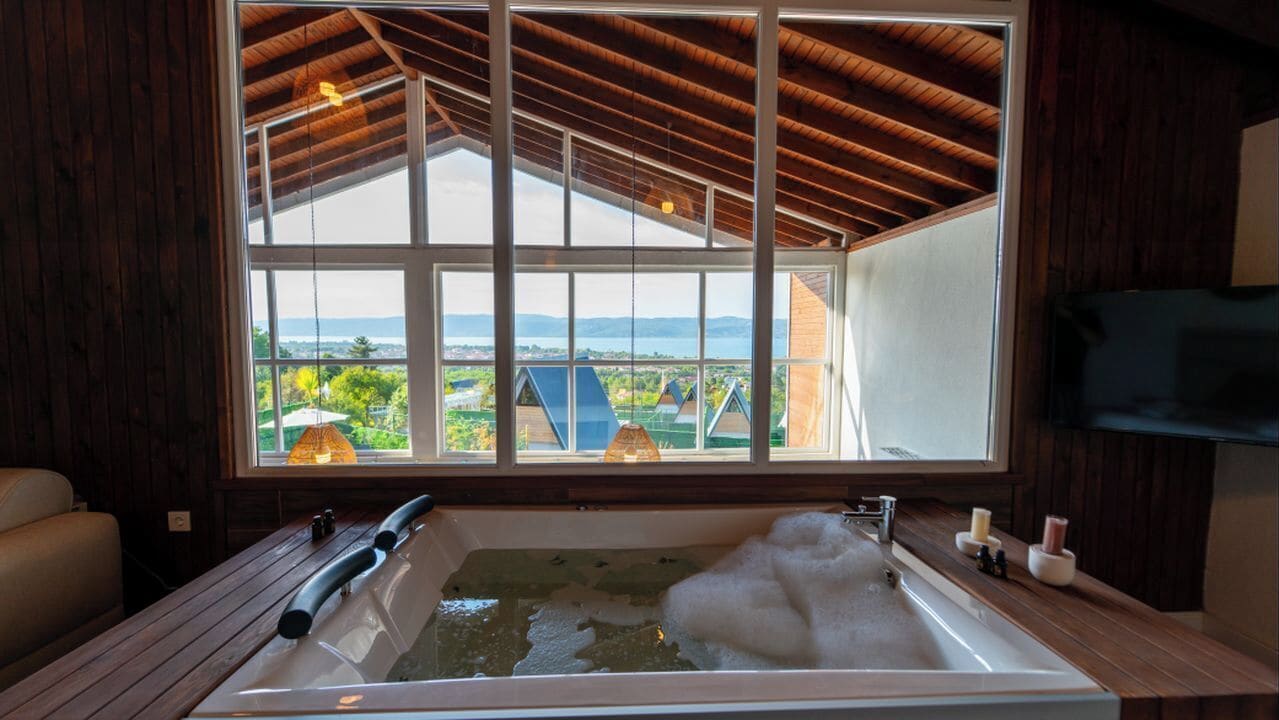 Family Villa, Private Pool, Lake View | In-room safe, desk, laptop workspace, soundproofing