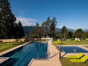 Chalet | Pool | Outdoor pool - Alluring Chalet in Presseggen With Terrace (Hermagor-Pressegger See)