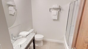 Shower, towels