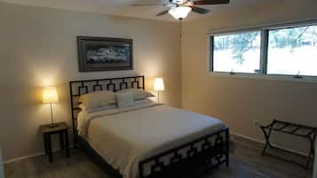 2 habitaciones, cuna de viaje, wifi gratis y ropa de cama