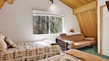 Cabin, Multiple Beds, Hot Tub, Mountain View | 2 bedrooms, individually decorated, individually furnished, bed sheets