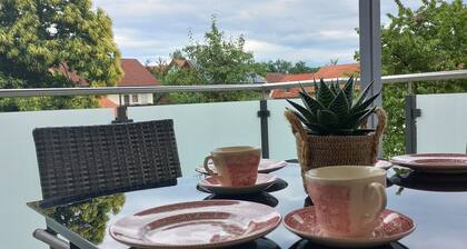 Gemütliche Ferienwohnung im Odenwald mit Großem Balkon