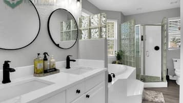 Shower, towels