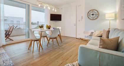 Appartement "Deluxe 4" avec terrasse privée, Wi-Fi et climatisation