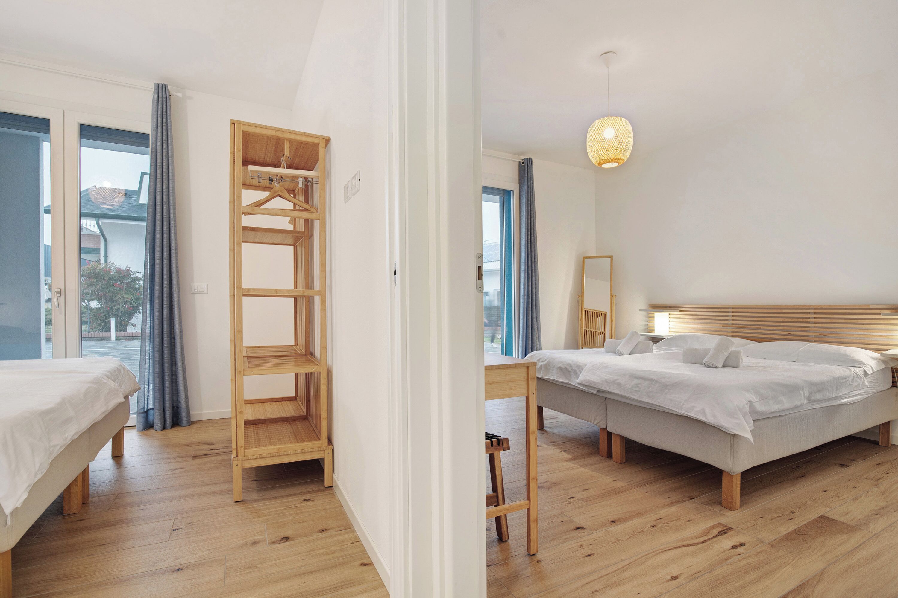 2 slaapkamers, een strijkplank/strijkijzer, gratis wifi, beddengoed