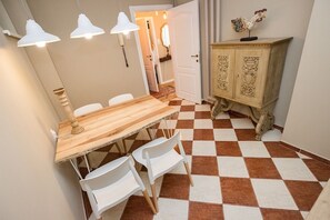 Comfort Apartment, 1 Bedroom | Private kitchen | Fridge, microwave, oven, electric kettle