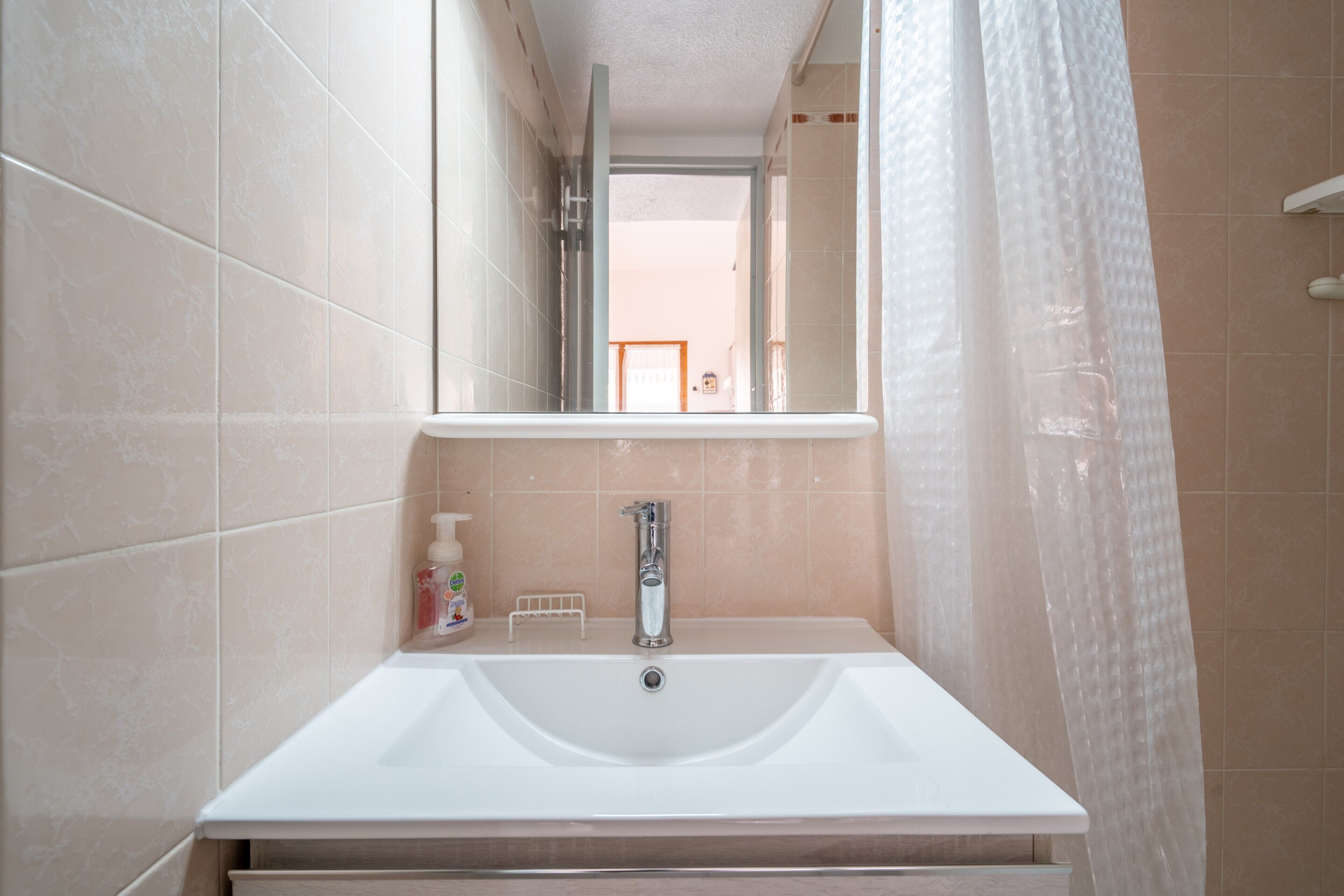 Shower, hair dryer