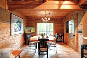 Cabin, 2 Double Beds, Patio, Mountain View (The Guest House) | Interior - The Guest House Historic Cabin in Big Canoe (Jasper)