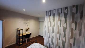 1 makuuhuone, ilmainen Wi-Fi, vuodevaatteet