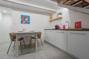 Apartment | Private kitchen | Fridge, stovetop, dishwasher, espresso maker - Studio Sineo by Wonderful Italy (Turin)